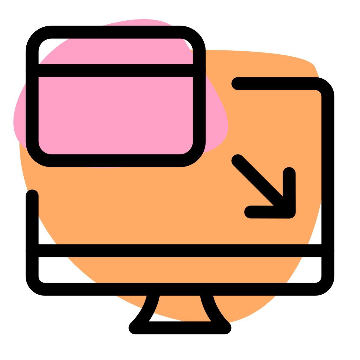 隐藏窗口 icon