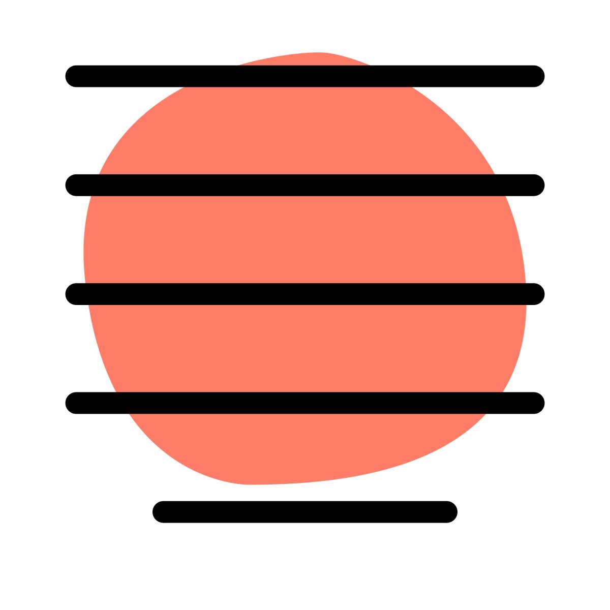 justify center alignment paragraph setting text layout position format icon