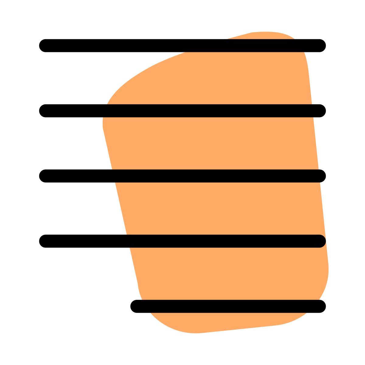 justify right alignment paragraph setting text layout position format icon
