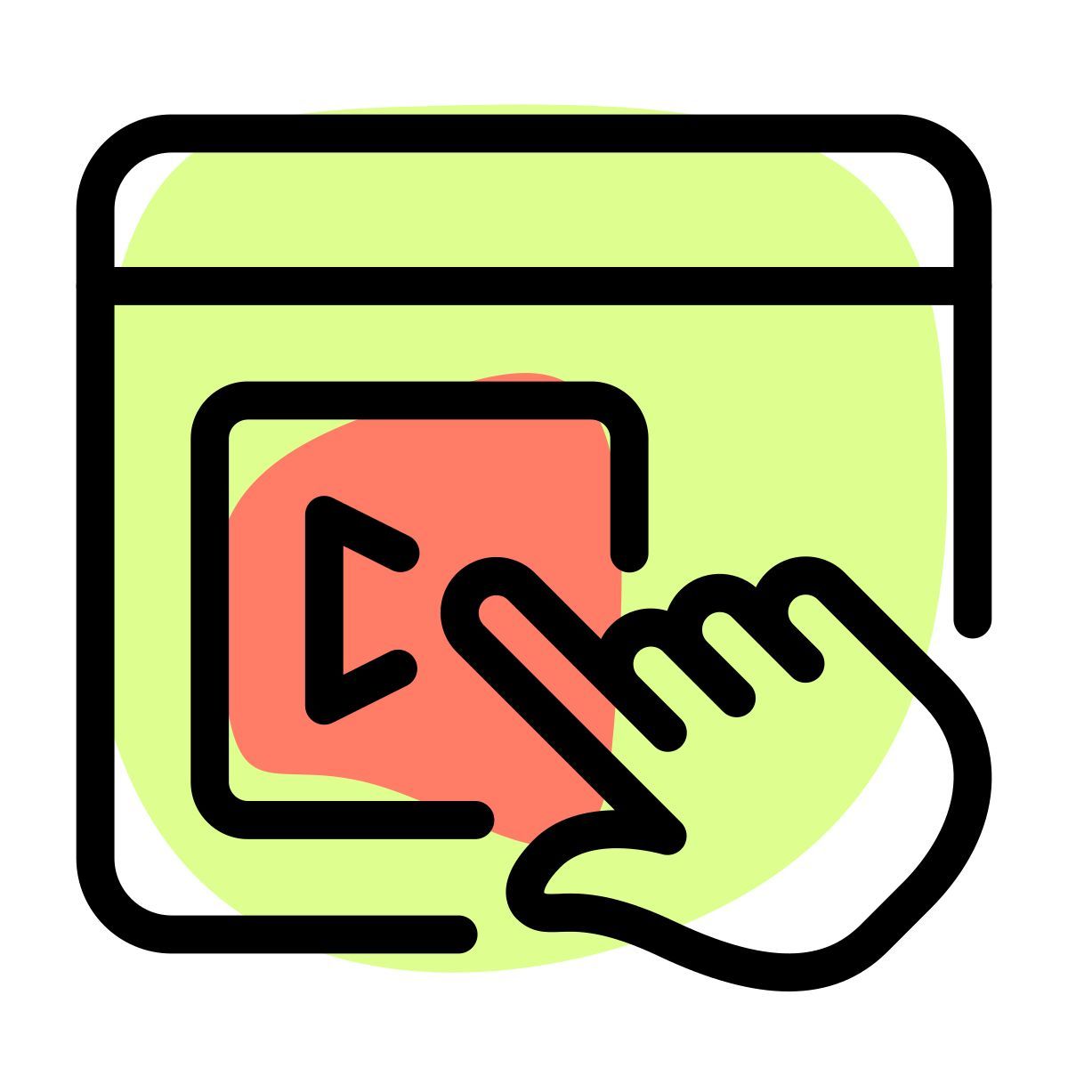 click video icon