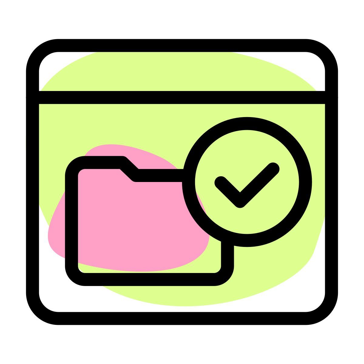 verifizierter ordner icon