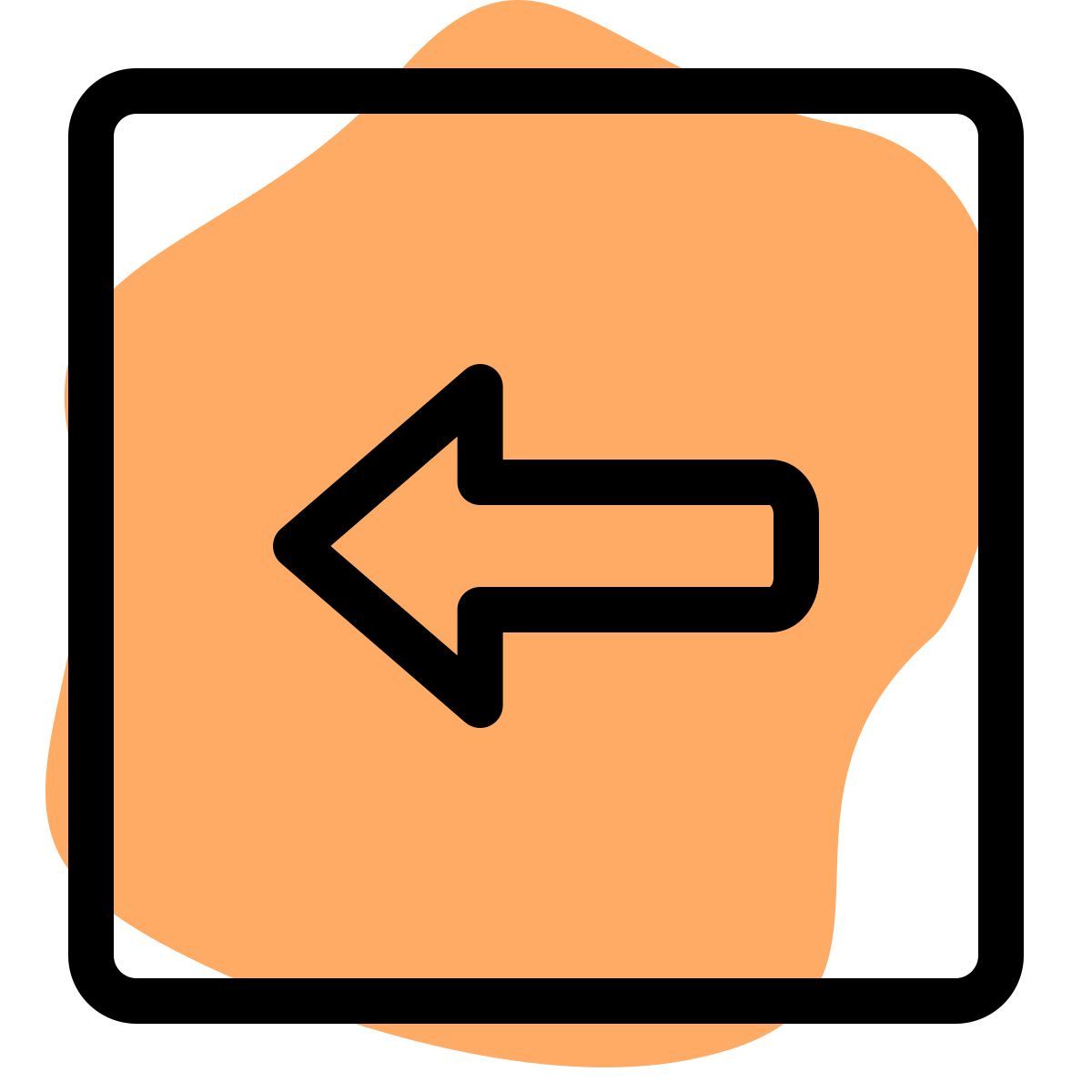 左矢印 icon