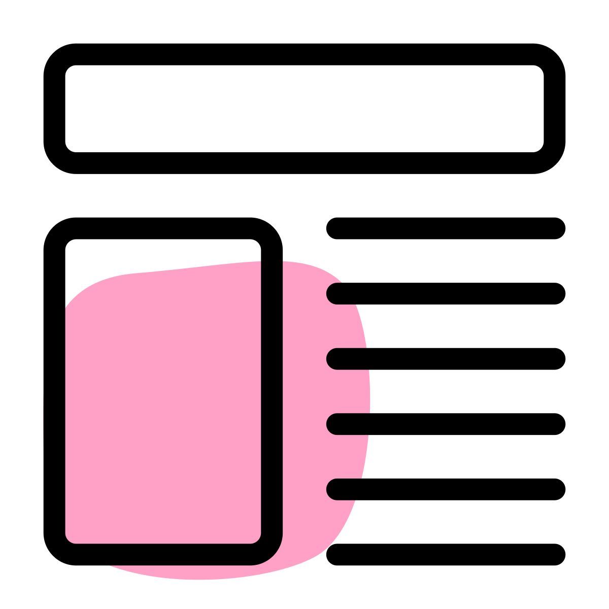 disposition du texte icon