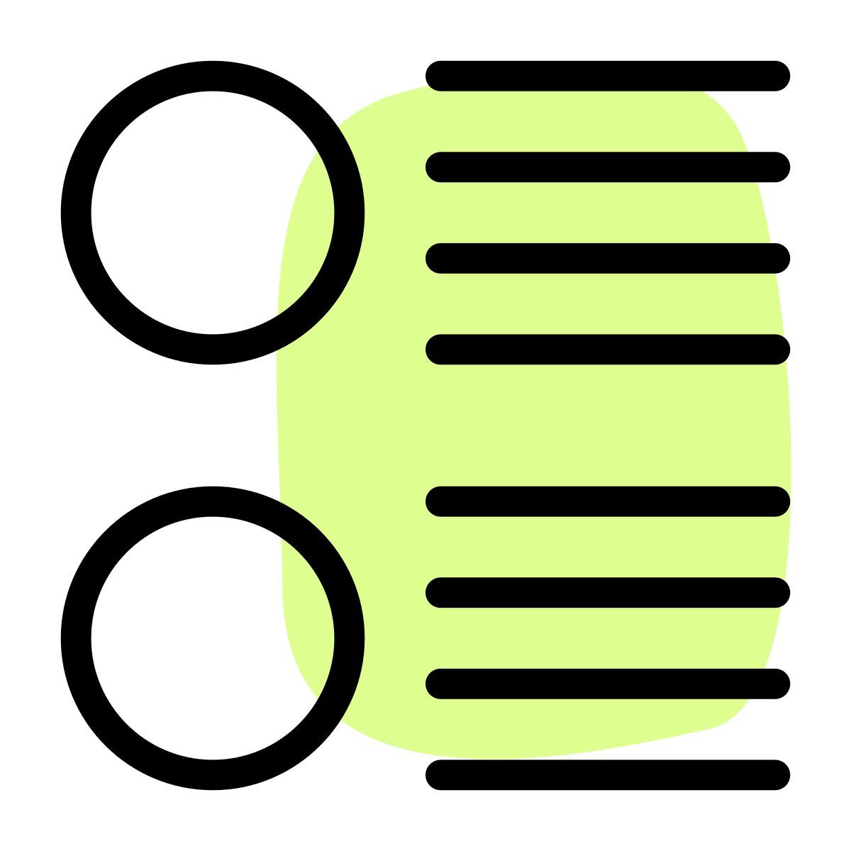 data comparison icon