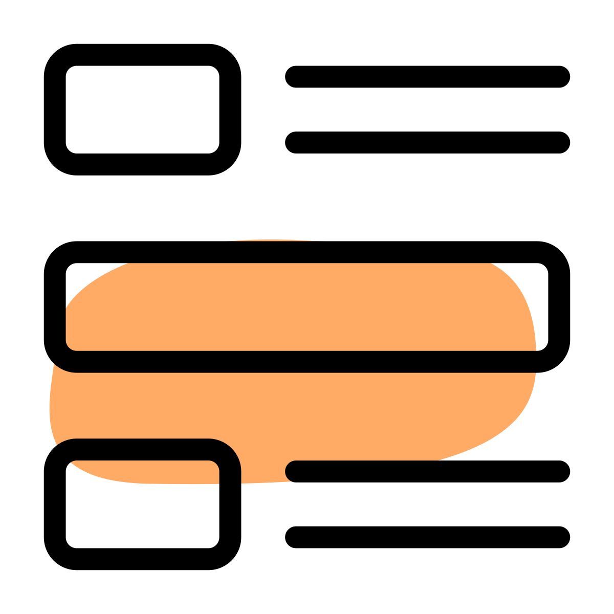 didascalie di testo icon