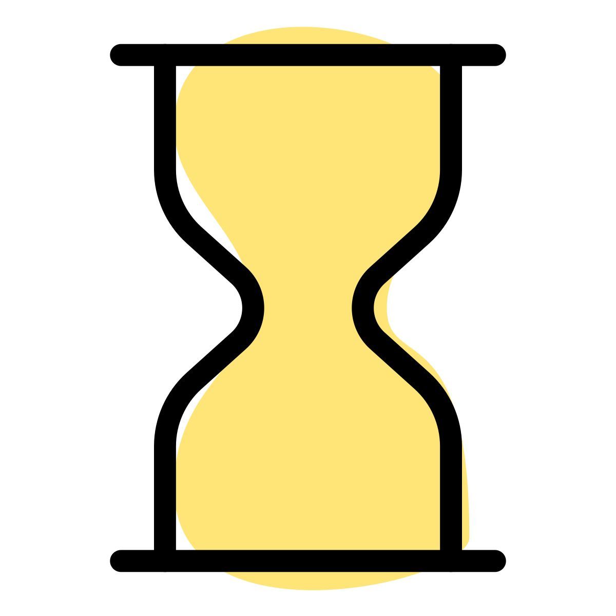 loading hourglass icon