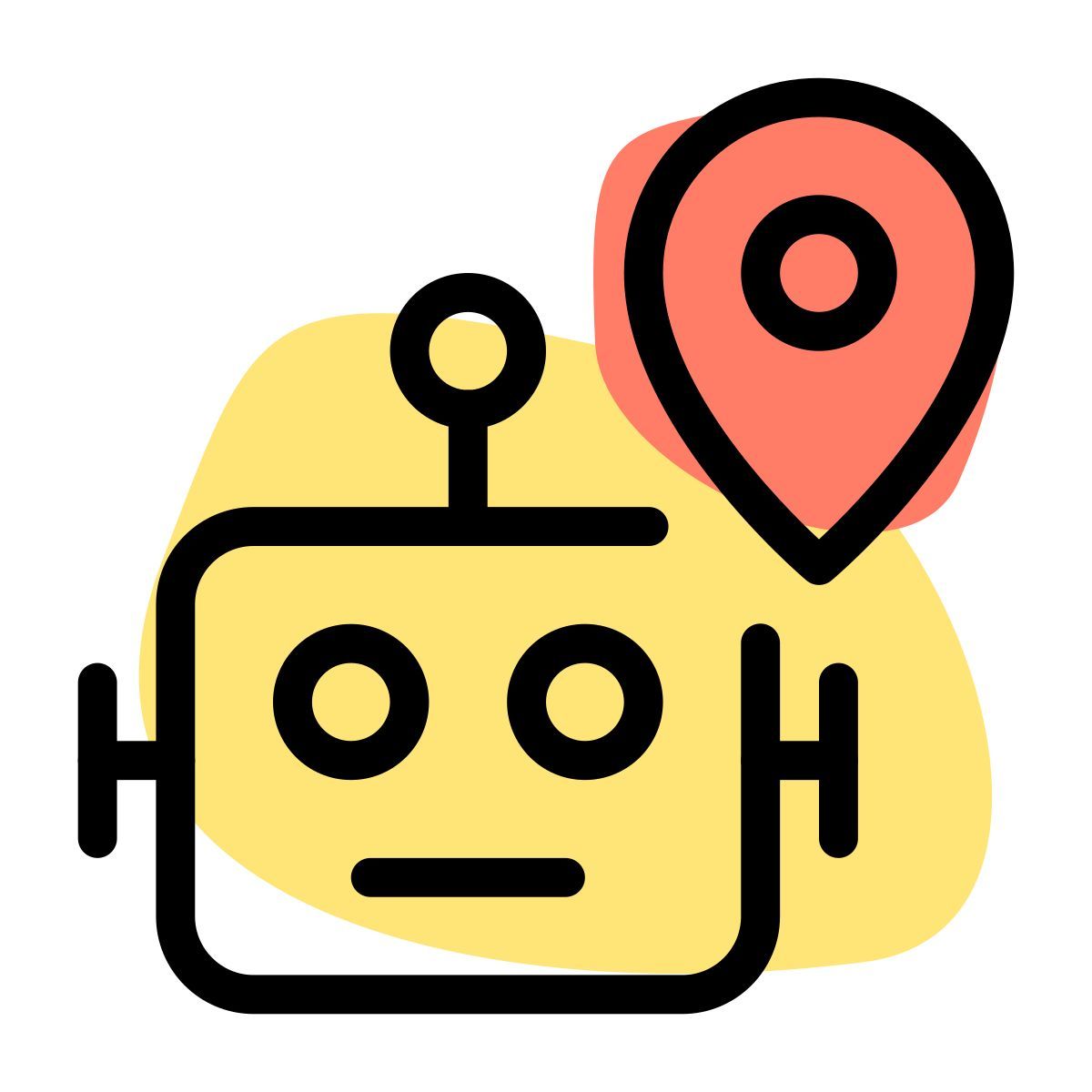 robot location icon