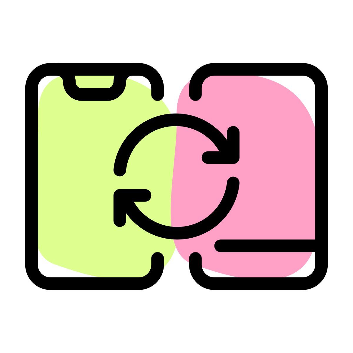 phone synchronization icon