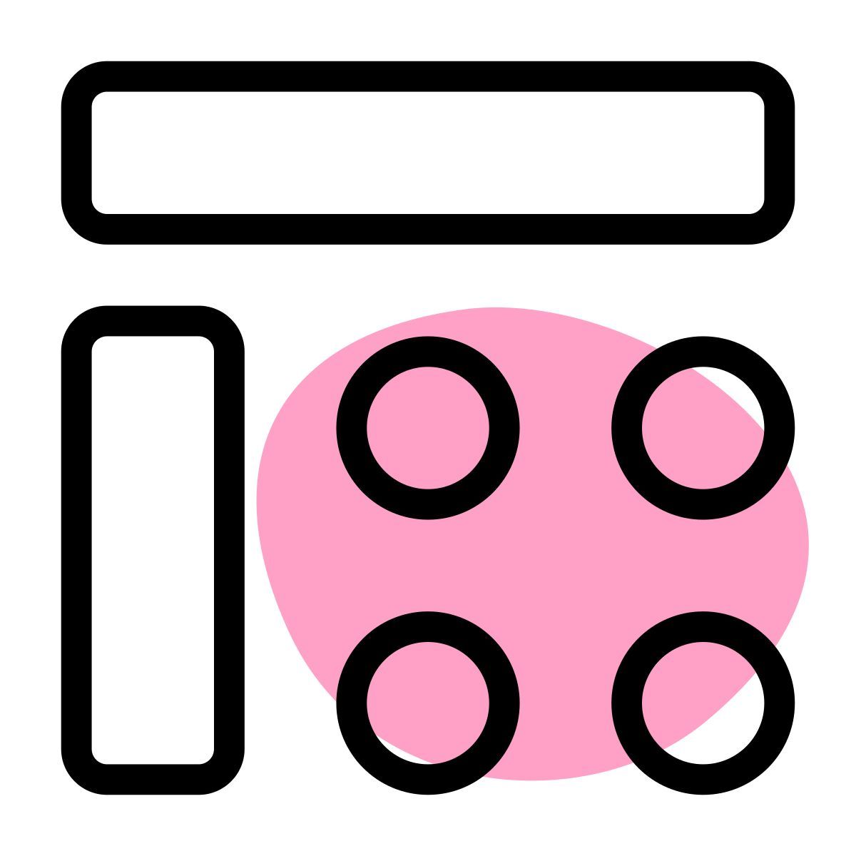 content with caption icon