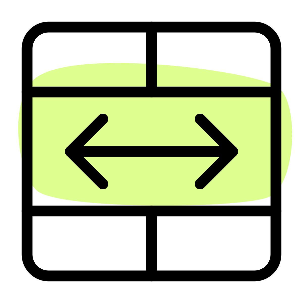 merge and center icon