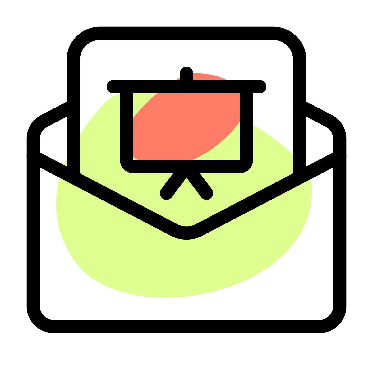 mail presentation icon