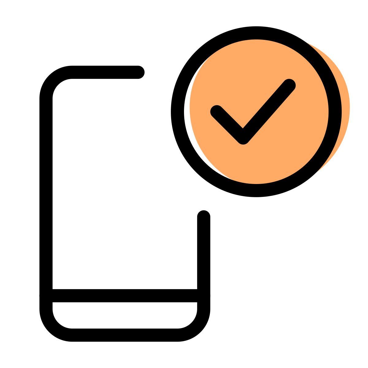 phone check icon