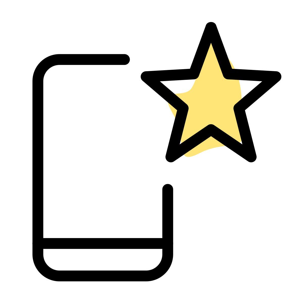 starred phone icon