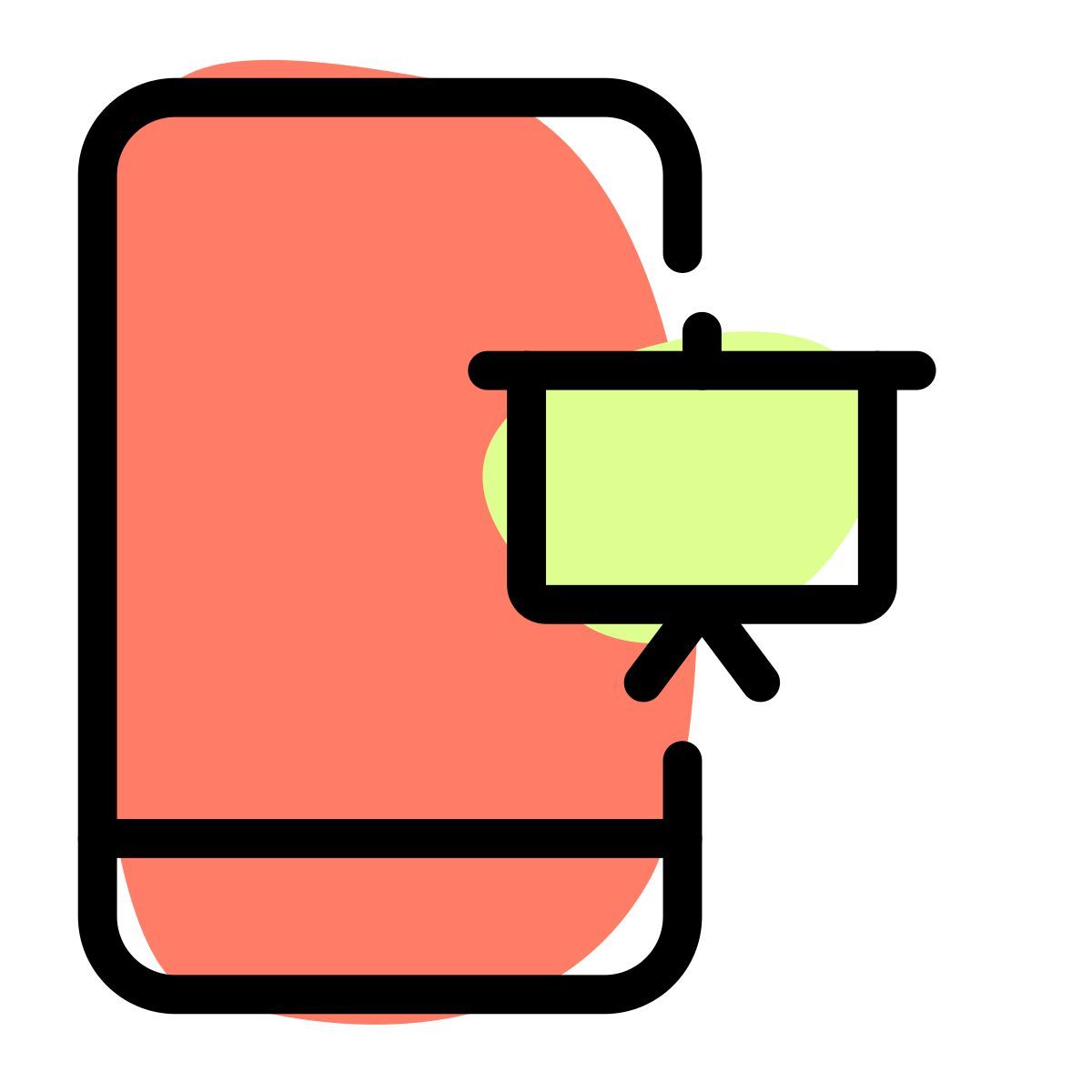 mobile presentation icon