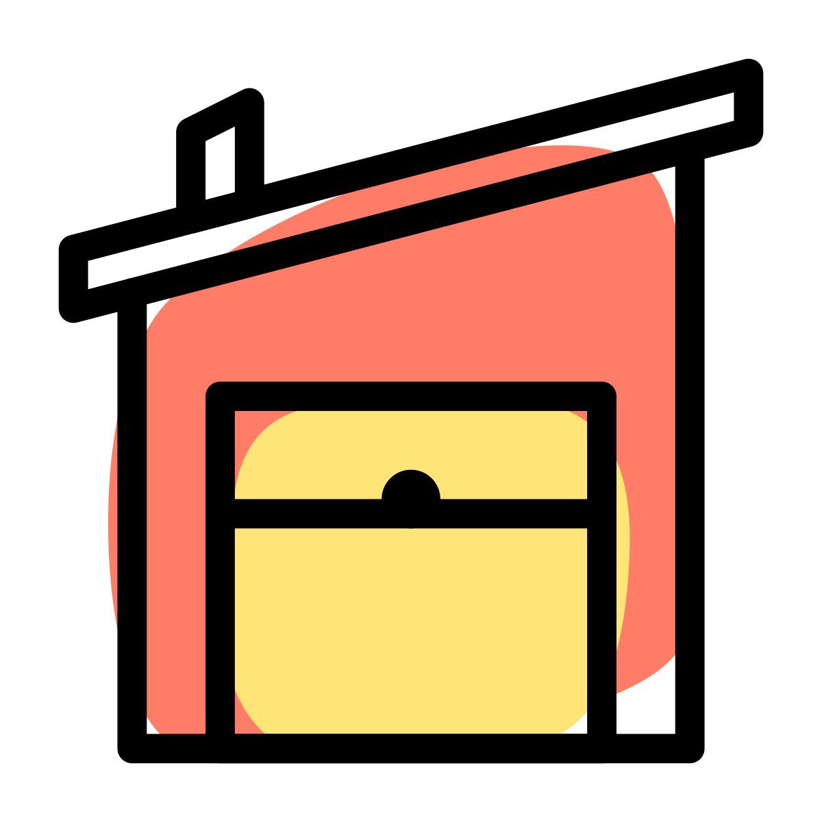 magazzino moderno icon