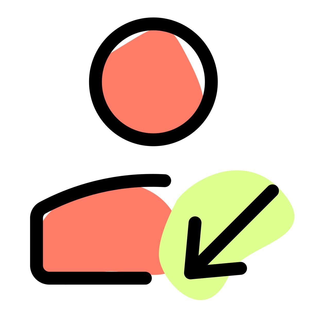 benutzer verschieben icon