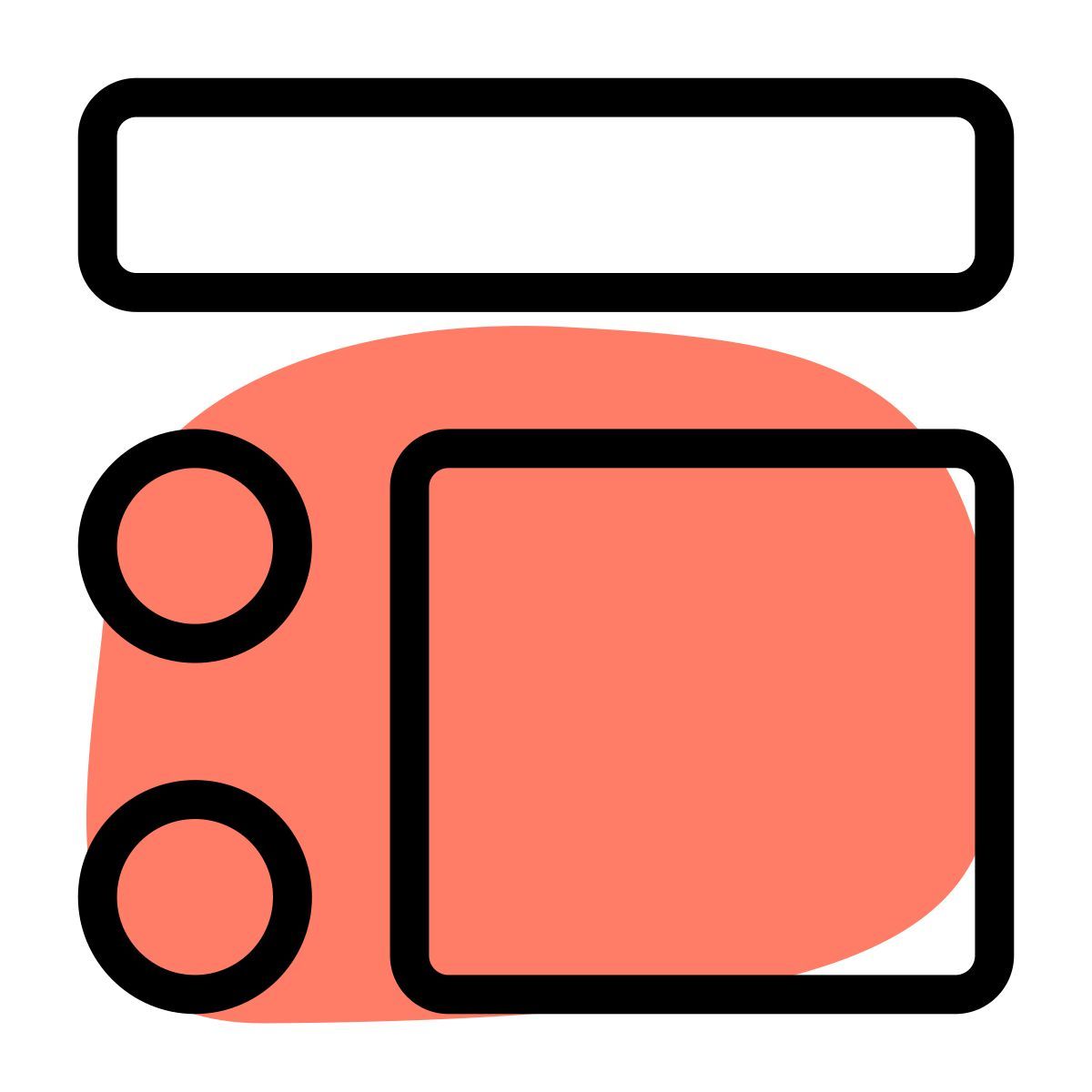 디자인 레이아웃 icon