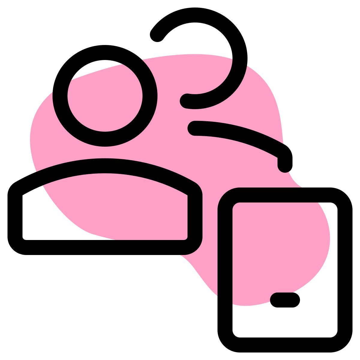 smartphone users icon