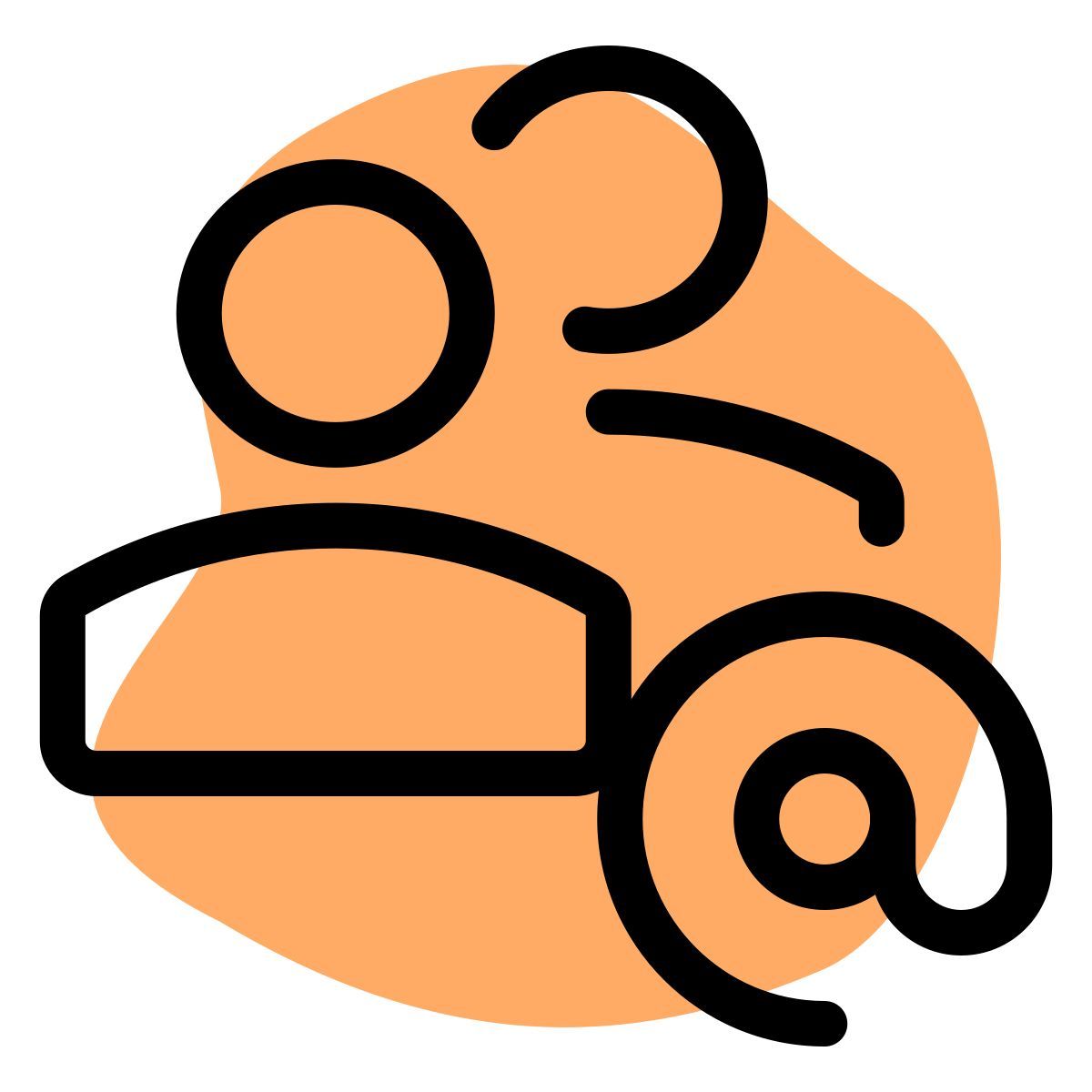 groupe de courrier électronique icon