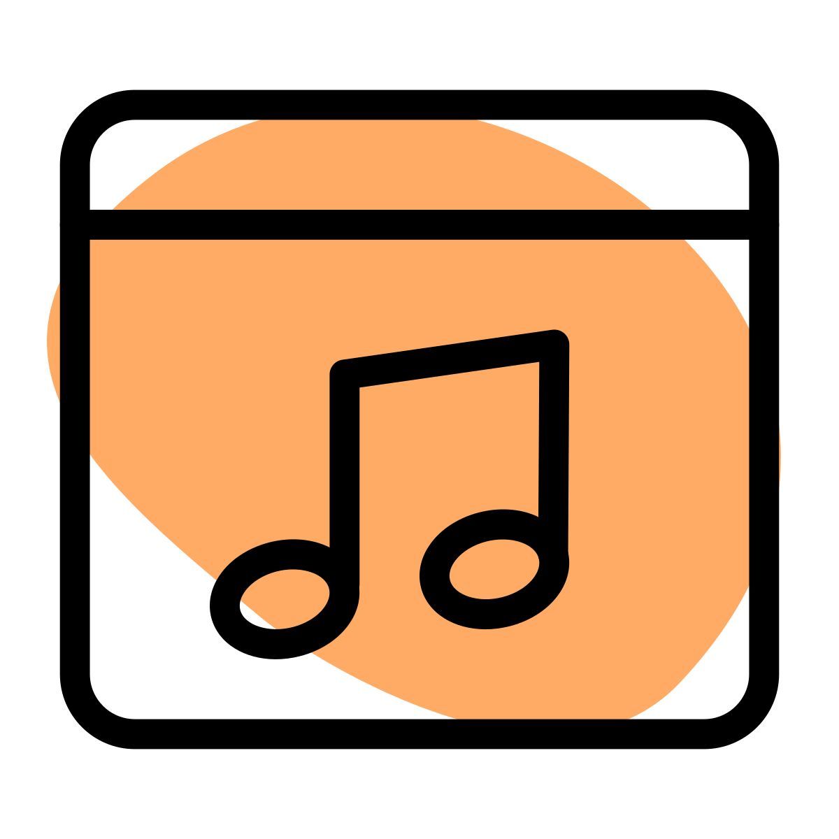 music website icon