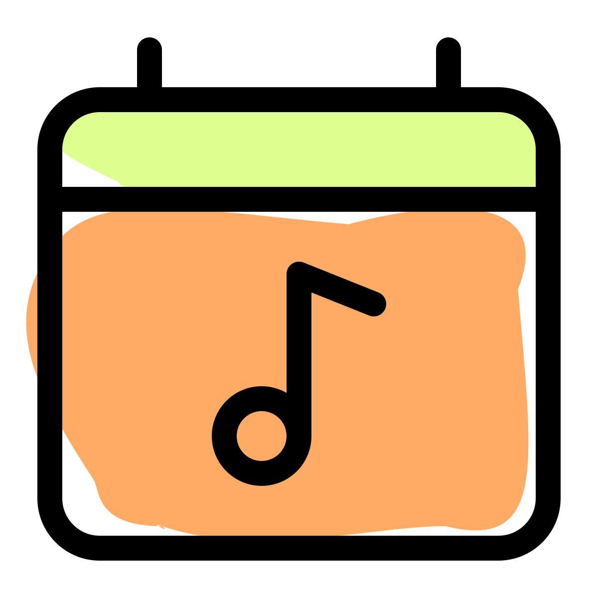 music calendar icon