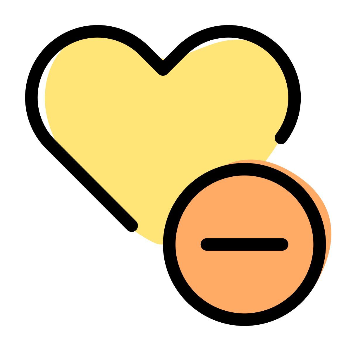 supprimer des favoris icon