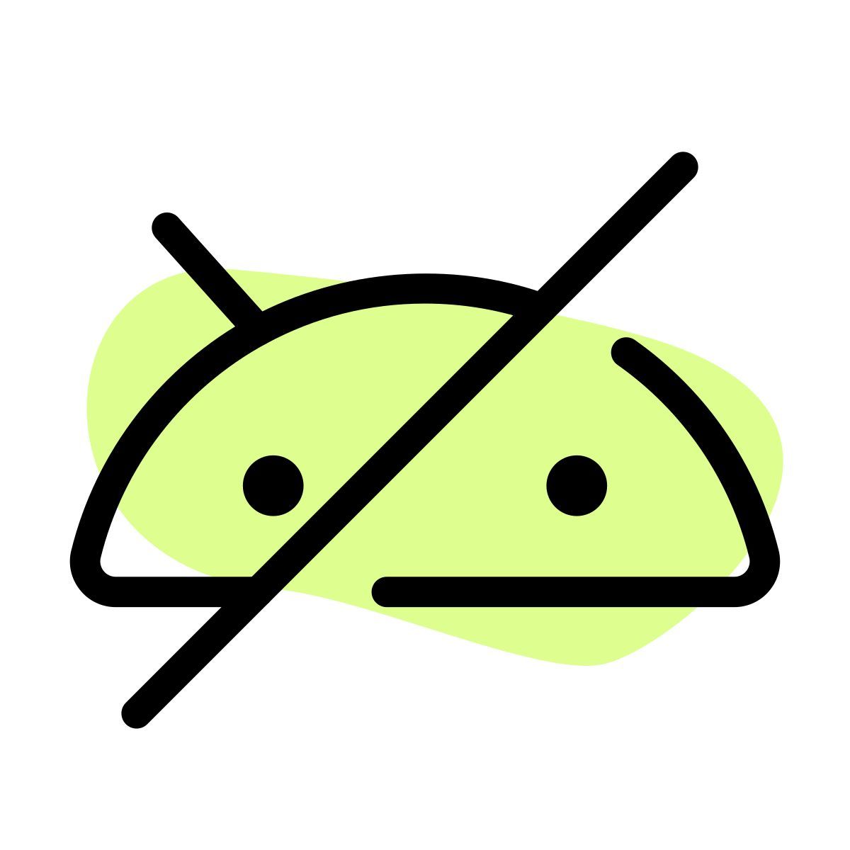 안드로이드 없음 icon