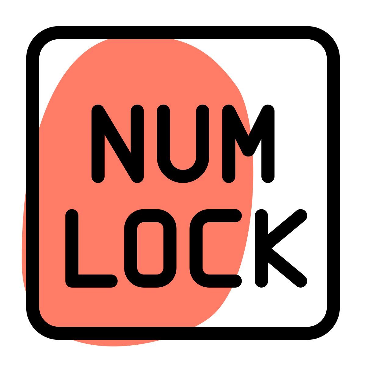 num lock icon