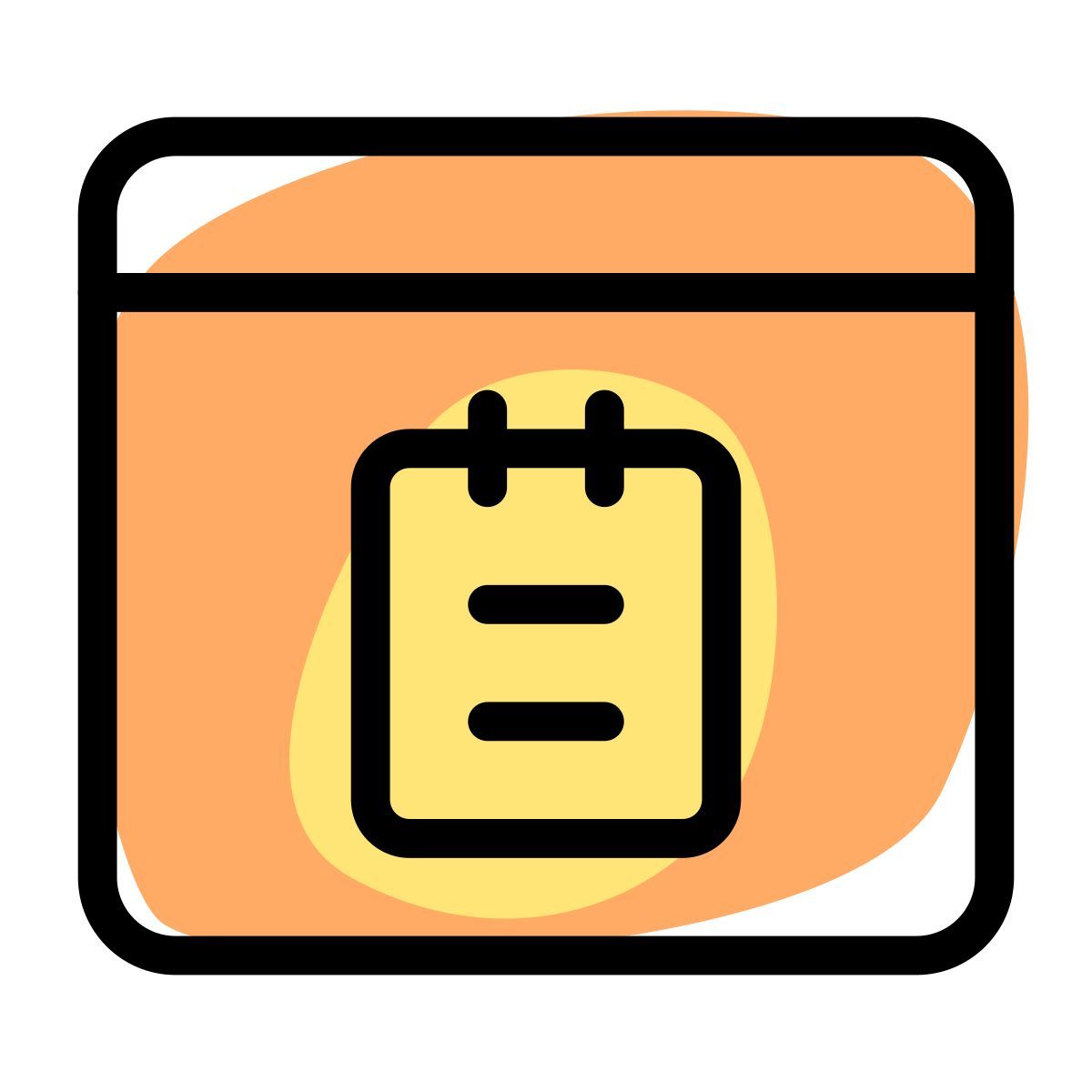 web notes app icon