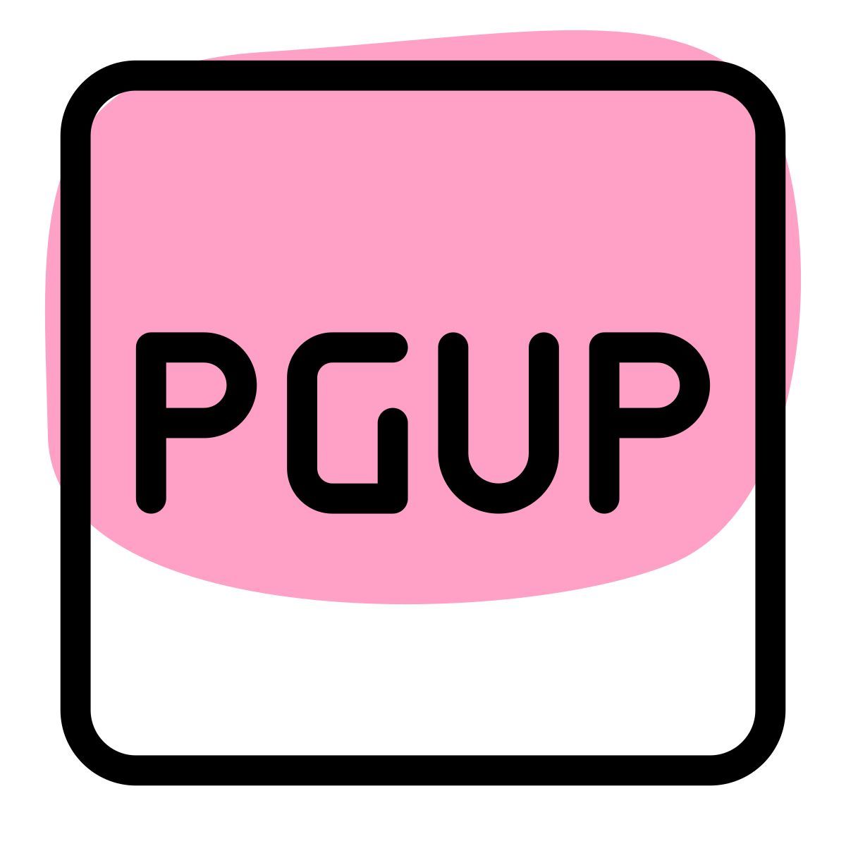 page up key icon