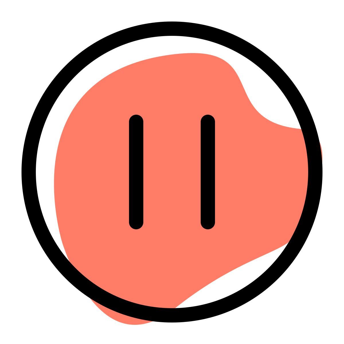 botão de pausa icon