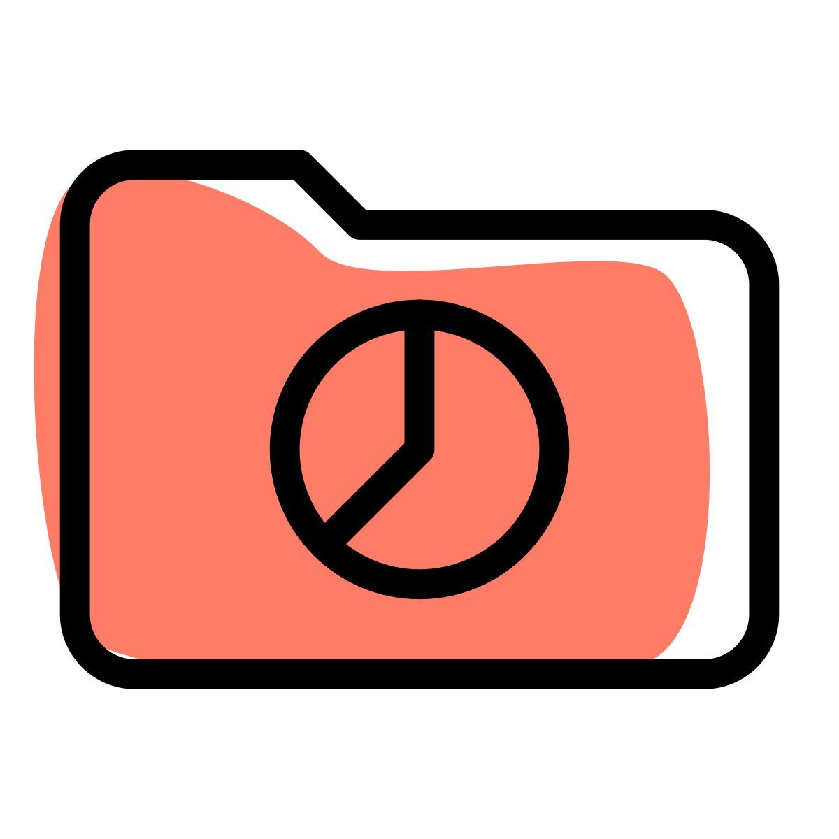 kreisdiagrammordner Icon