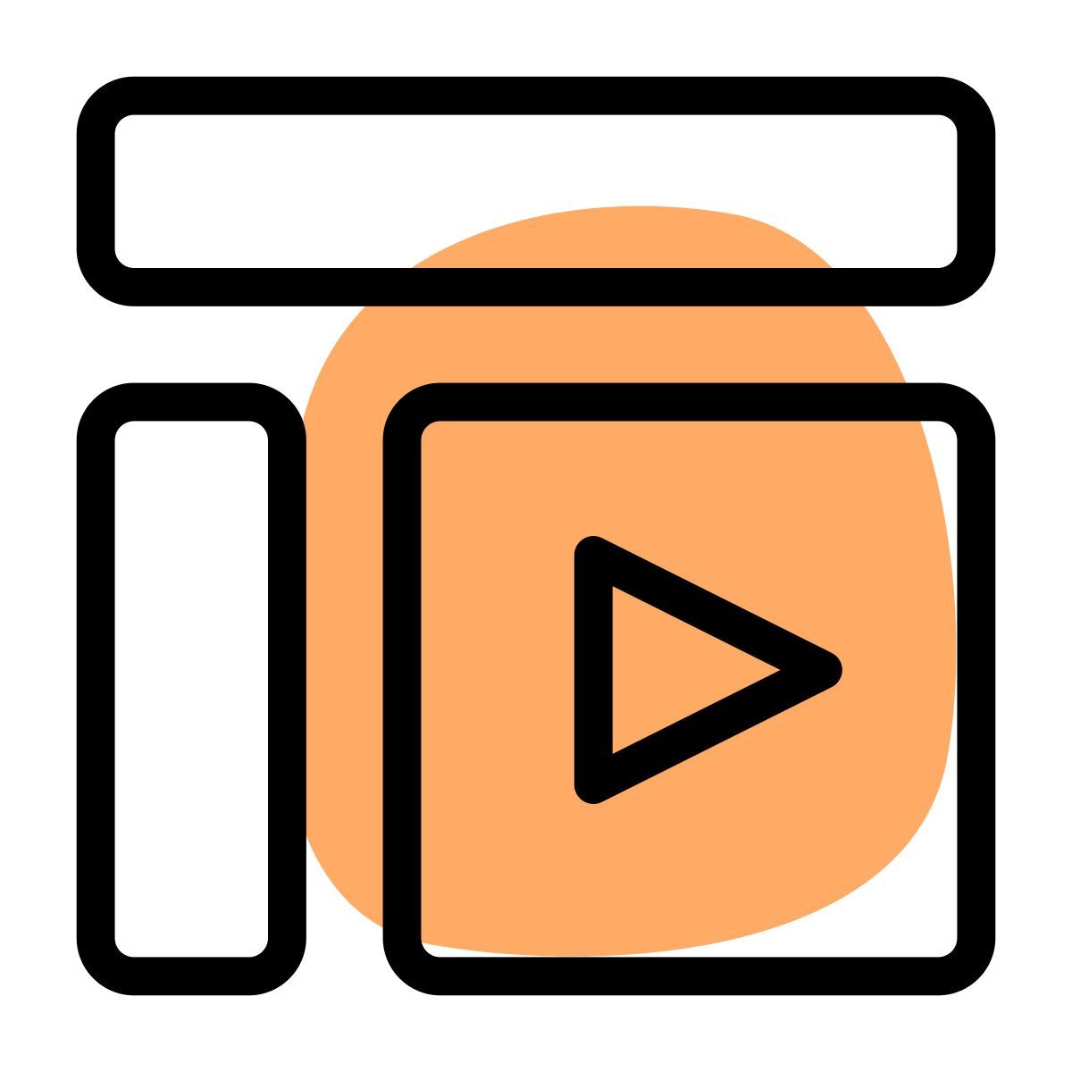 contenu vidéo icon