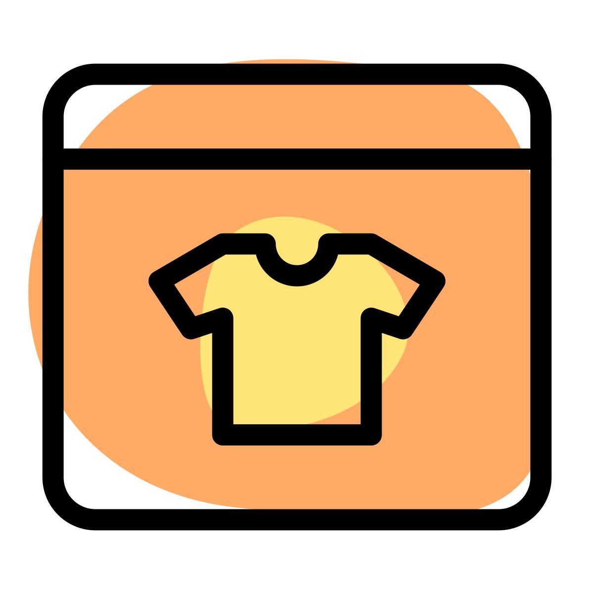 online bekleidungsgeschäft icon