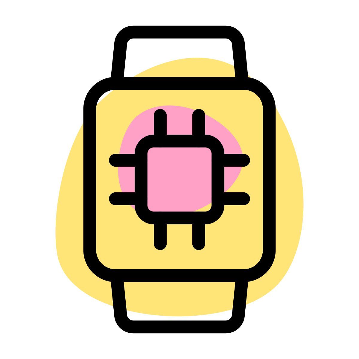smartwatch processor icon