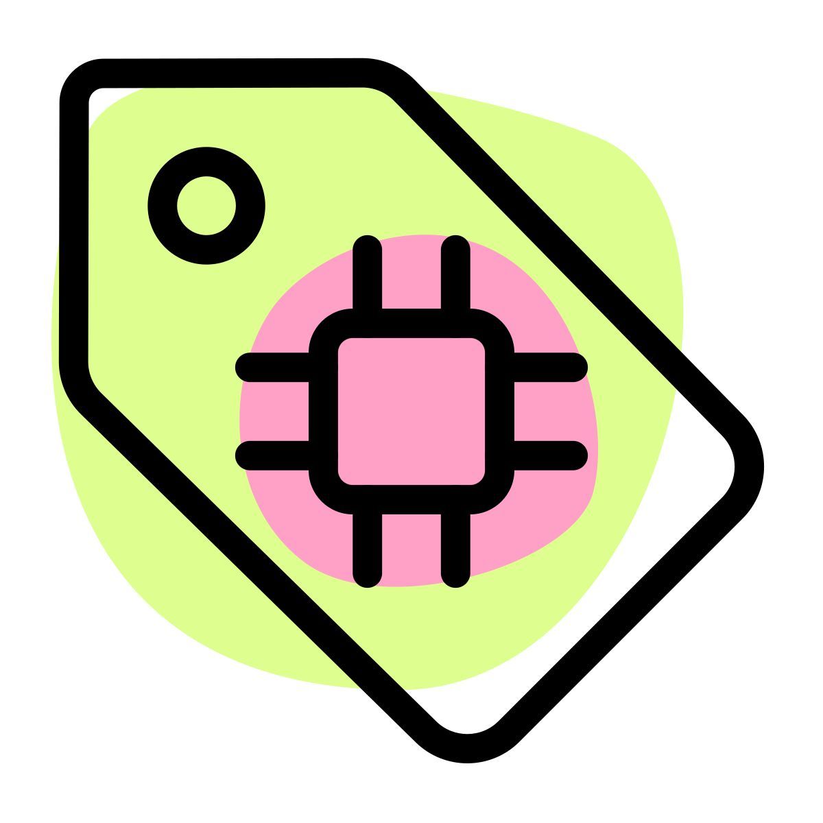 microprocessor price icon