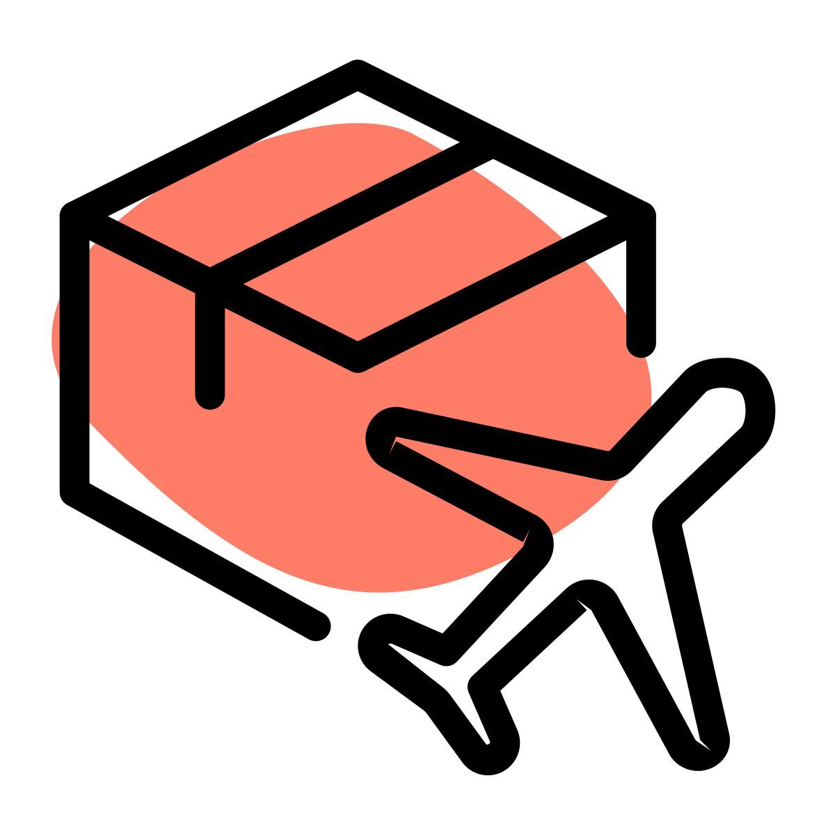 delivery by air icon