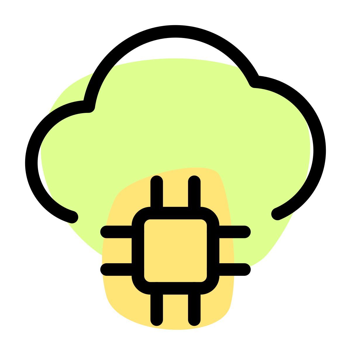 processeur cloud icon
