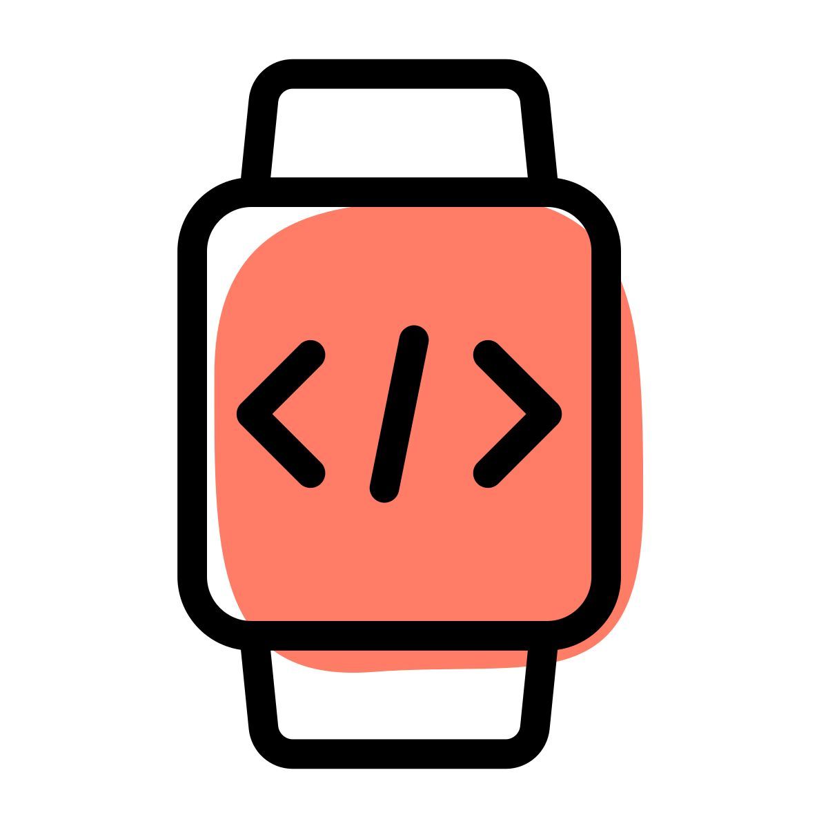 smartwatch code icon