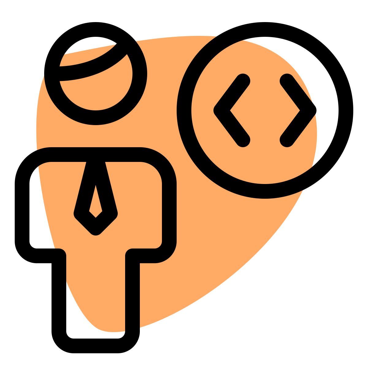 programming and coding business joining the workforce icon