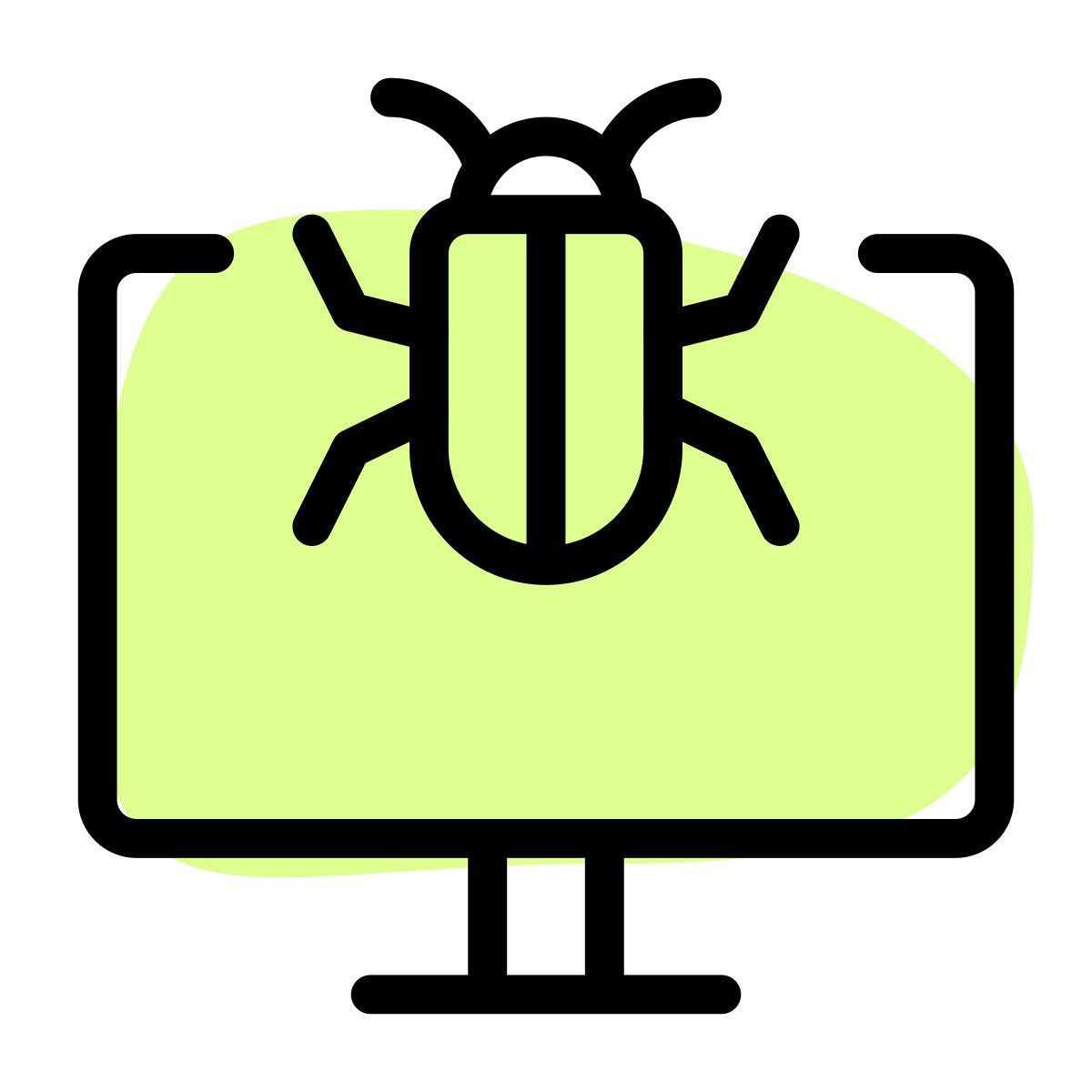 computer bug icon