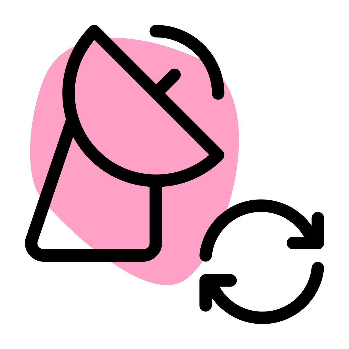 reload satellite dish icon