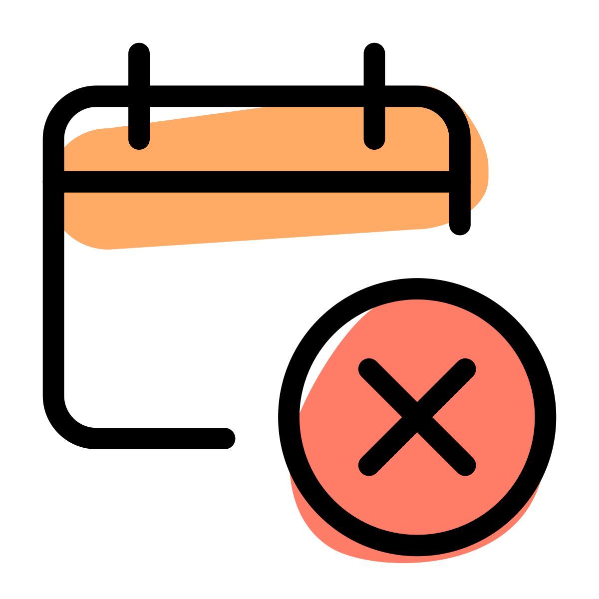 remove calendar icon