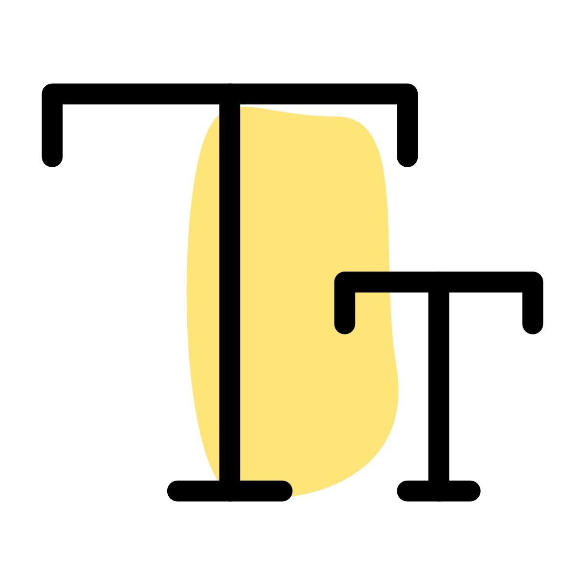 resize text icon