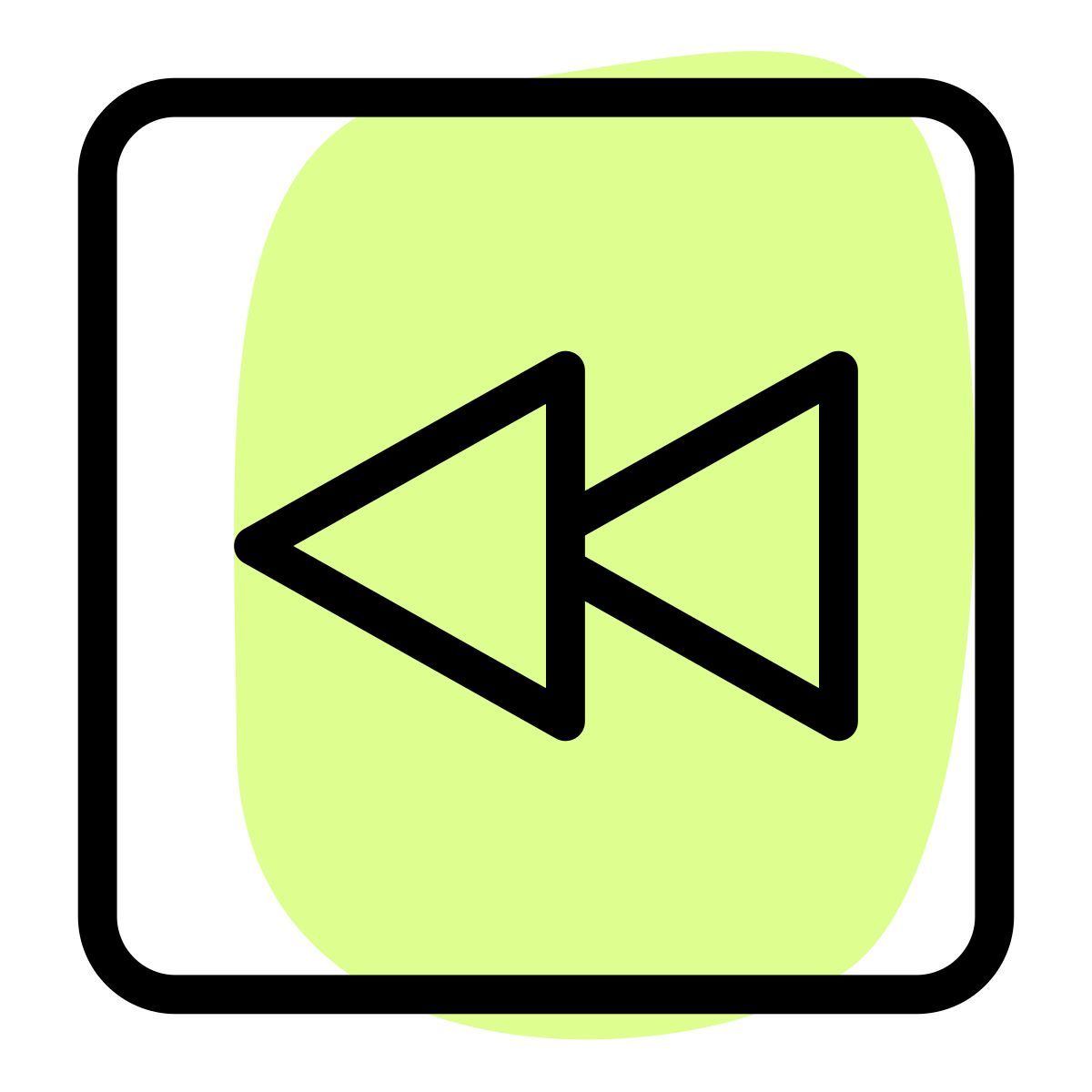 rewind button icon