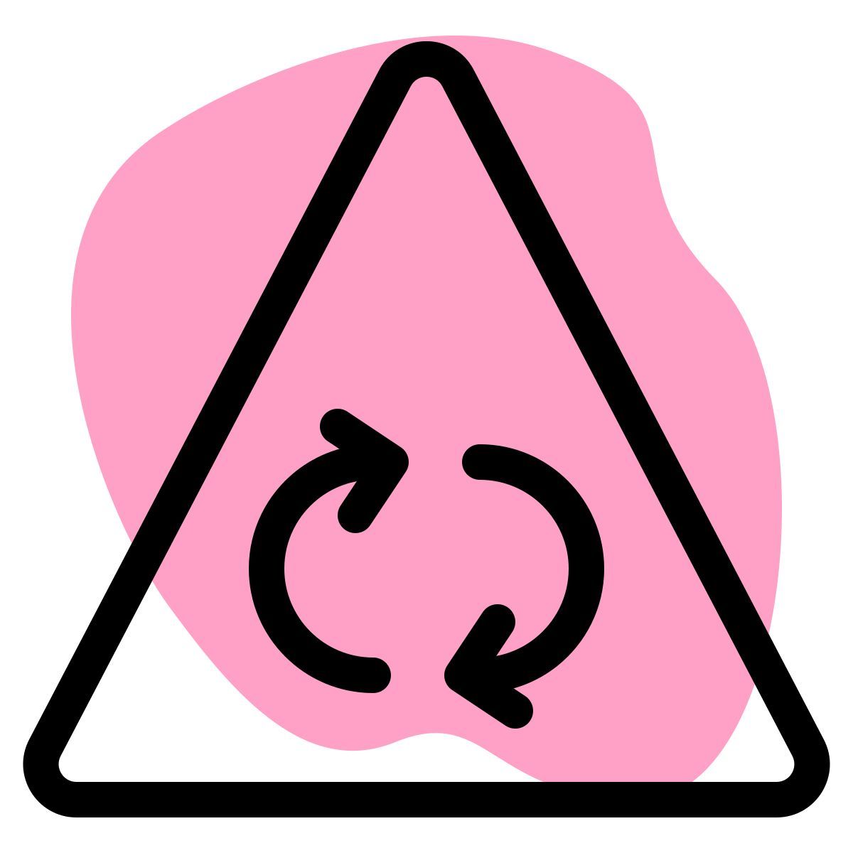 roundabout sign icon