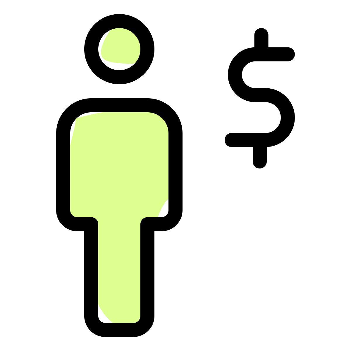 salaire transféré en dollars icon