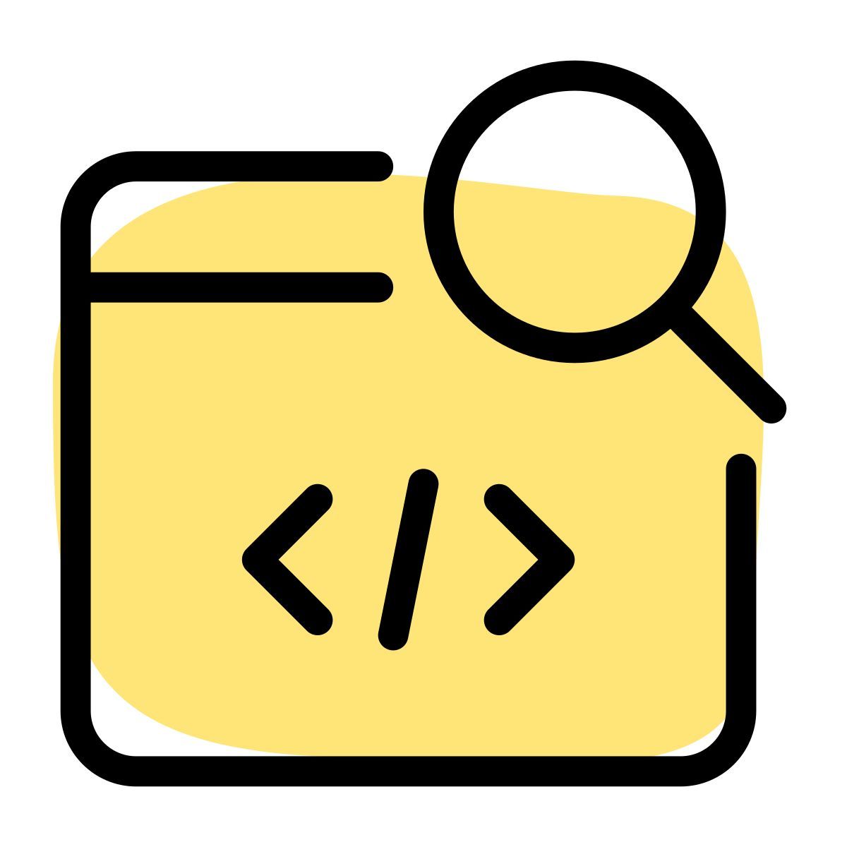 search code web icon