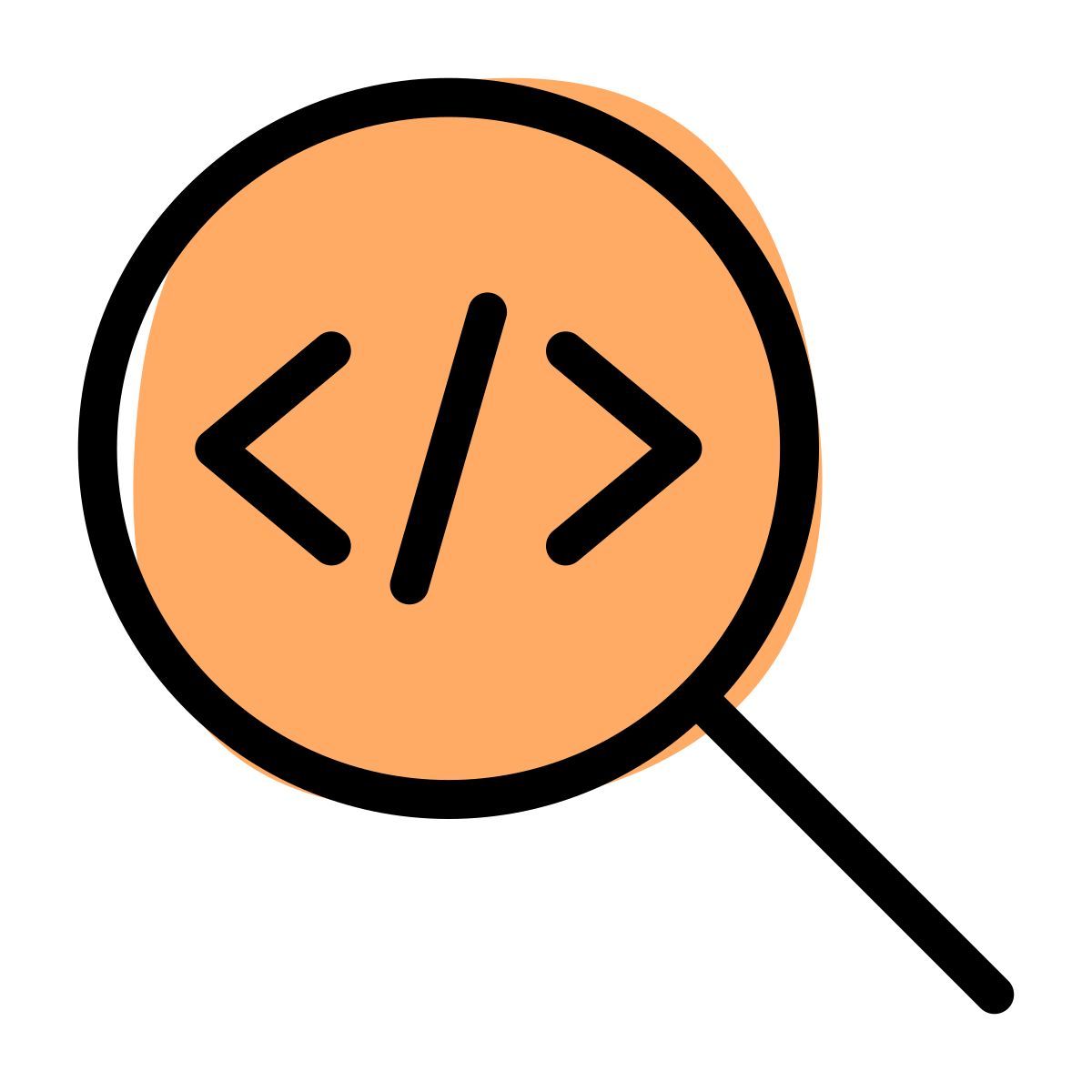 search code icon