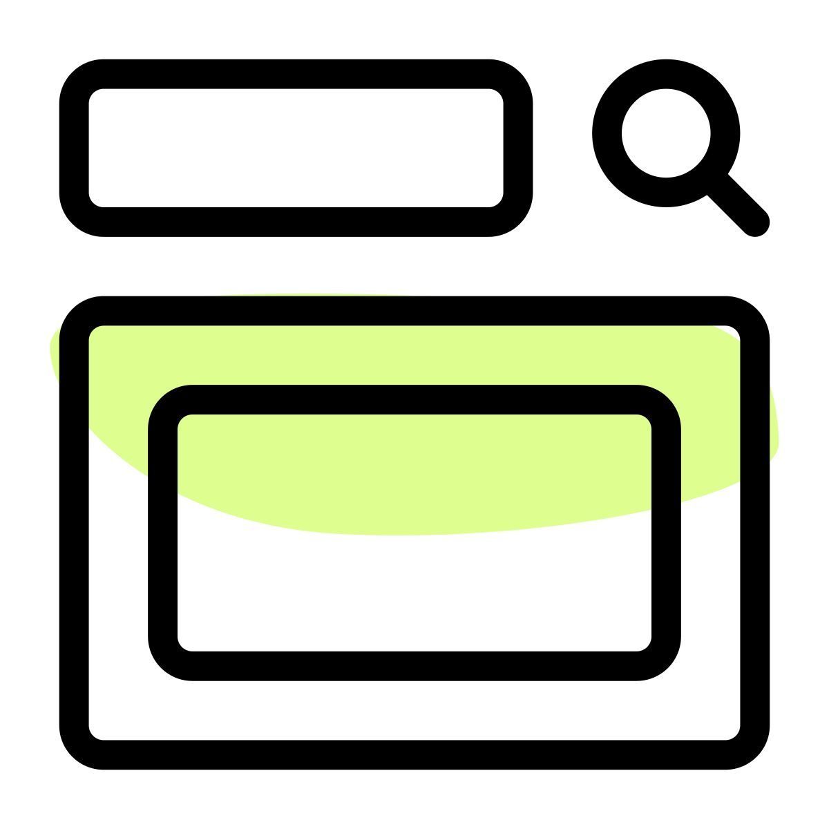 rechercher du contenu icon